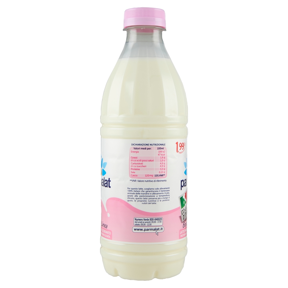 parmalat Bontà e Linea Latte Parzialmente Scremato 100% Latte d'Italia 1000 ml